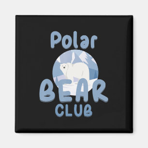 Aimant Ours Lover Club des ours polaires