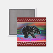 Aimant Ours noir (Recto/Verso)