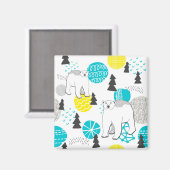 Aimant Ours polaire (Recto/Verso)