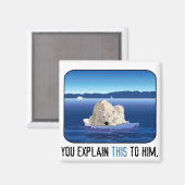 Aimant Ours polaire arctique (Recto/Verso)