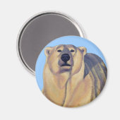 Aimant Ours polaire Art Frigo Magent Faune Art Cadeaux (Recto/Verso)