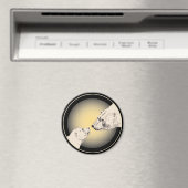 Aimant Ours Polaire & Cub Frigo Magent Wildlife Art Cadea (In Situ (Lave-vaisselle))
