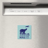Aimant Ours polaire norvégien 1925 (In Situ (Lave-vaisselle))