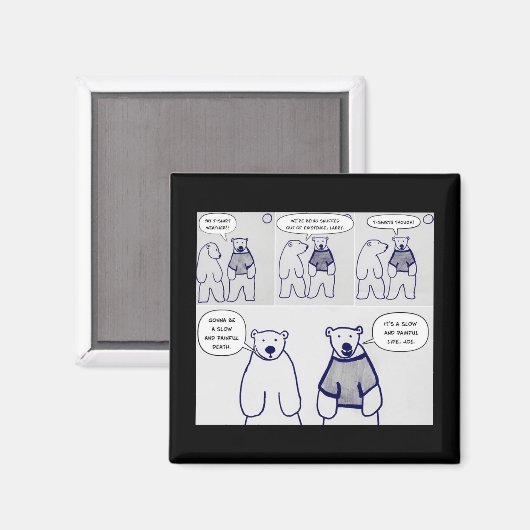 Aimant Ours polaires (Recto/Verso)