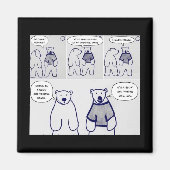 Aimant Ours polaires (Devant)