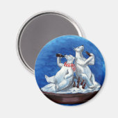 Aimant Ours polaires à cola (Recto/Verso)