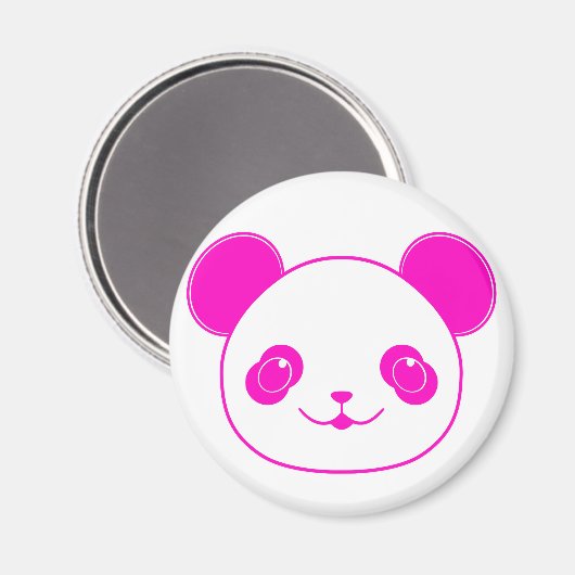 Aimant Ours rose Kawaii Panda (Recto/Verso)