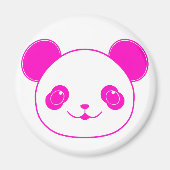 Aimant Ours rose Kawaii Panda (Devant)