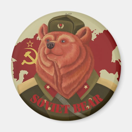 Aimant Ours soviétique (Devant)