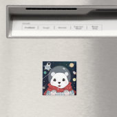 Aimant Ours spatial mignon (In Situ (Lave-vaisselle))