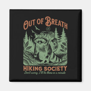 Aimant Out Breath Randonnée Society Drôle Trash Pandas Wi