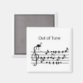 Aimant Out of Tune Flamingo (Recto/Verso)