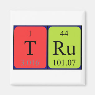Aimant Outil de nom de table périodique Tru