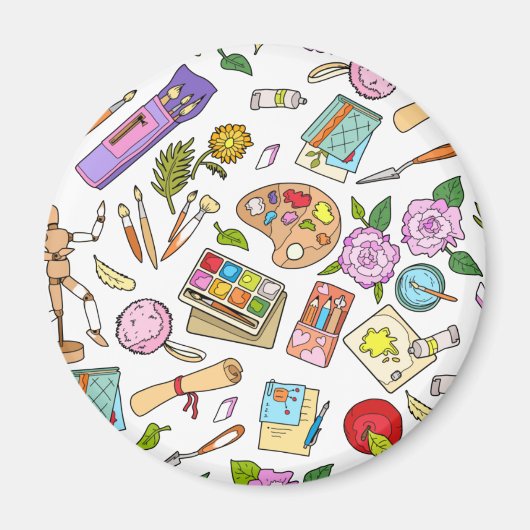 Aimant Outils de peinture Impressions (Devant)