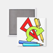 Aimant Outils scolaires (Recto/Verso)