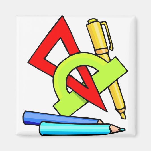 Aimant Outils scolaires (Devant)