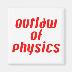 Aimant Outlaw of Physics - Rouge
