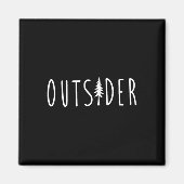 Aimant Outsider Pine Tree Nature Sauvage Aventure (Devant)