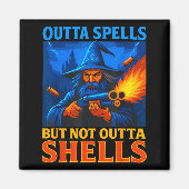 Aimant Outta Spells But Not Outta Shells Wizard Fantasy M (Devant)