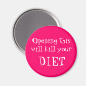 Aimant Ouvrir cela tuera votre, DIET (Recto/Verso)