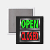 Aimant Ouvrir le composant vectoriel Signes fermés (Recto/Verso)