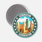 Aimant Ouzbékistan (Recto/Verso)