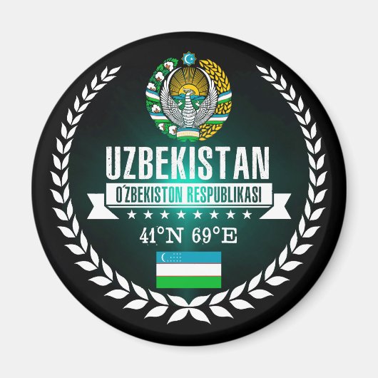 Aimant Ouzbékistan (Devant)