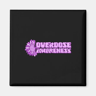 Aimant Overdose Awareness Purple Ribbon Drug Addiction 32