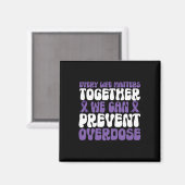Aimant Overdose Awareness – We Can Prevent Overdose  (Recto/Verso)