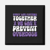 Aimant Overdose Awareness – We Can Prevent Overdose (Devant)
