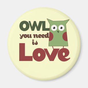 Aimant Owl Love
