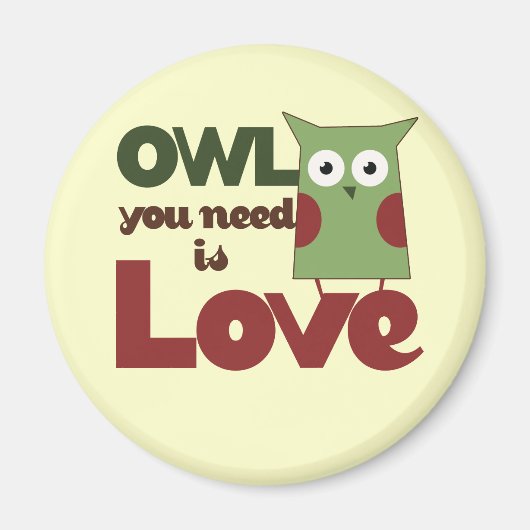 Aimant Owl Love (Devant)