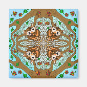 Aimant Owl Mandala (Devant)
