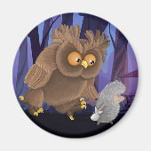 Aimant Owl Suivez-Vous N'Importe Où (Devant)