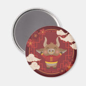 Aimant Ox sauvage 2021 (Recto/Verso)