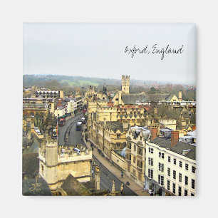 Aimant Oxford, Angleterre, vue élevée de St