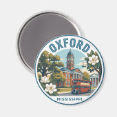 Aimant Oxford Mississippi (Recto/Verso)