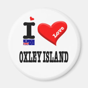 Aimant OXLEY ISLAND - I Love