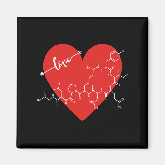 Aimant Oxytocin Love Hormone Valentines Day Love Hormone (Devant)