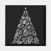 Aimant Oyster Christmas Tree Seafood Shellfish Holiday Be (Devant)