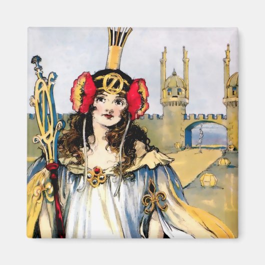 Aimant « Ozma d'Oz » par John R Neill (Devant)