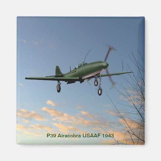 Aimant P39 Aéracobra (Devant)