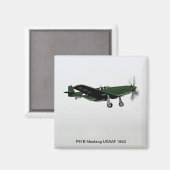 Aimant P51B Mustang (Recto/Verso)