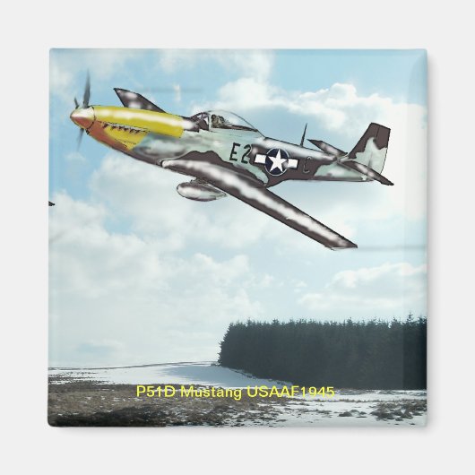 Aimant P51D Mustang (Devant)