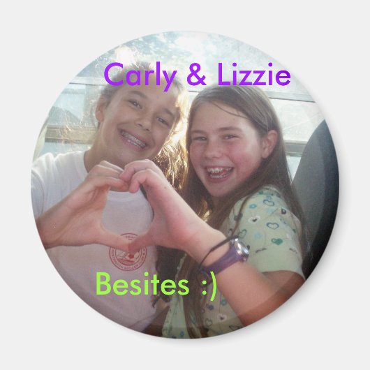 Aimant P5250239, Carly & Lizzie, Besites :) (Devant)