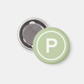 Aimant P pour Paleo régime vert naturel sans grain maigre (Recto/Verso)