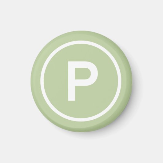 Aimant P pour Paleo régime vert naturel sans grain maigre (Devant)