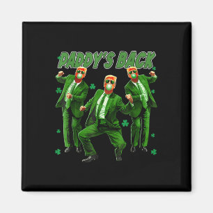 Aimant Paddle Back Funny Trump Jour de la Saint Patrick I