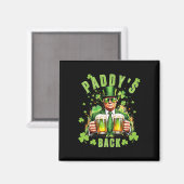 Aimant Paddy's Back Funny Trump Jour de la Saint Patrick (Recto/Verso)