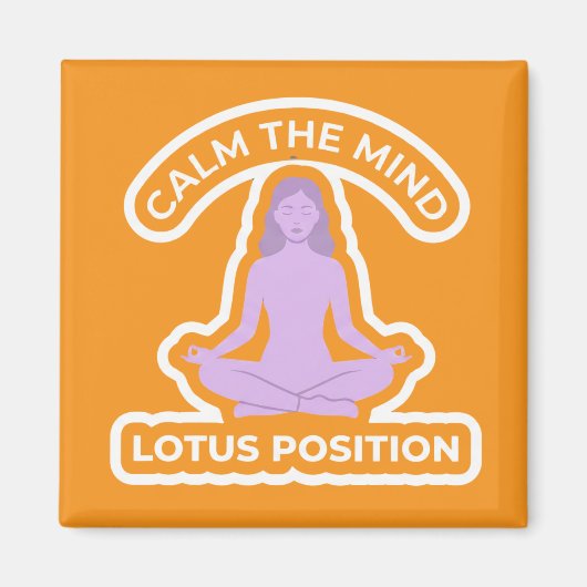 Aimant Padmasana Lotus Position • Calm the Mind Yoga (Devant)